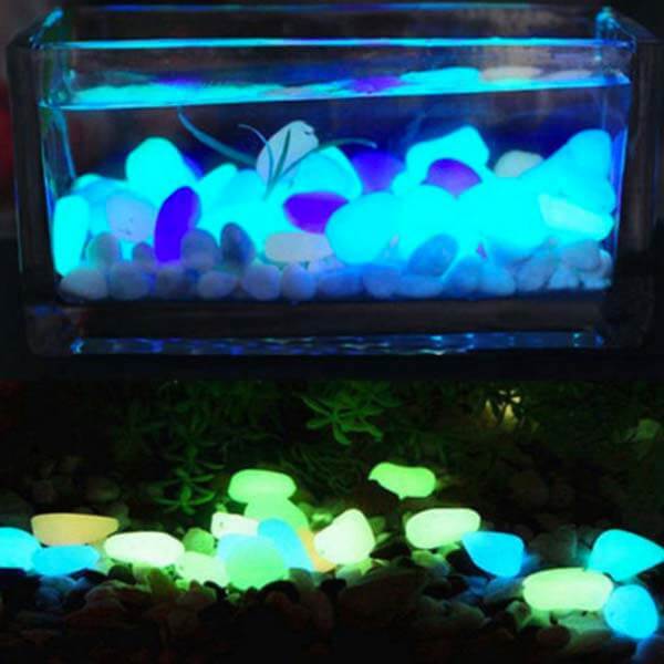 Pedras Luminosas para Jardim/ Aquario