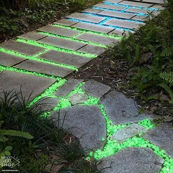 Pedras Luminosas para Jardim/ Aquario
