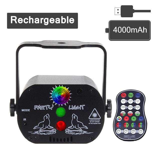 Projetor de Luz RGB com 60 Variações - Tenda de Ofertas