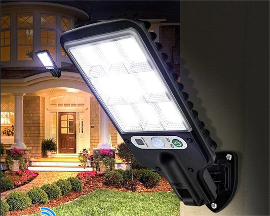 Refletor LED Solar Sustentável com Sensor de Movimento - Frete Grátis