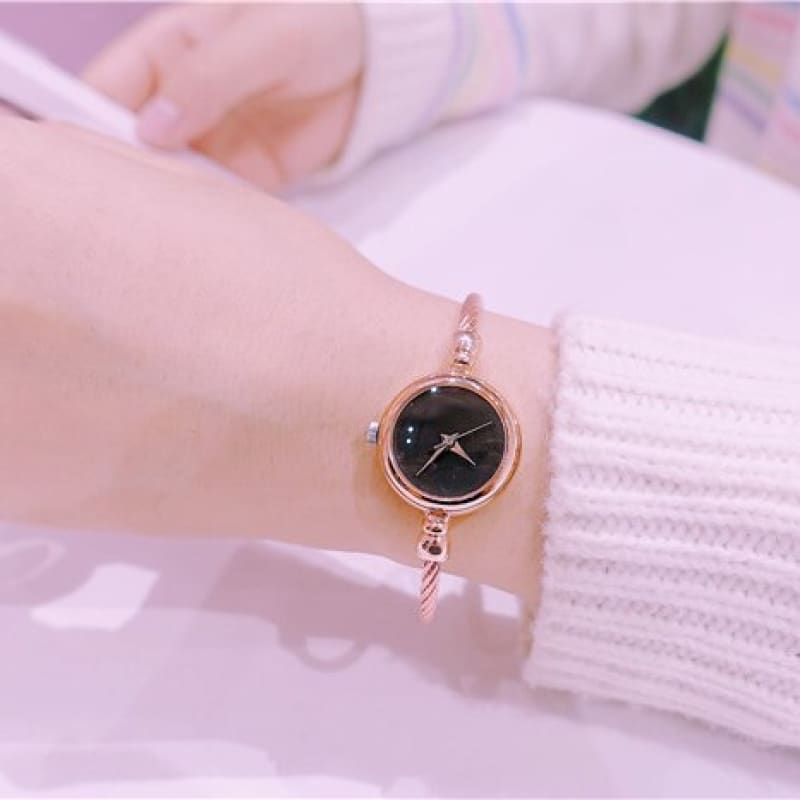 Relógio Feminino Minimalista Aço Inoxidável