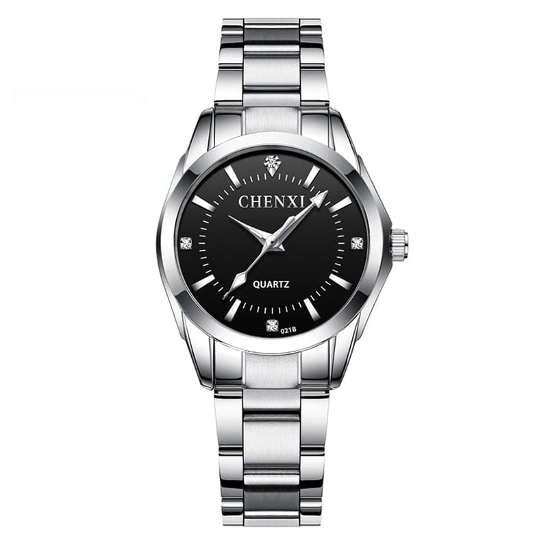 Relógio Feminino Strass Preto