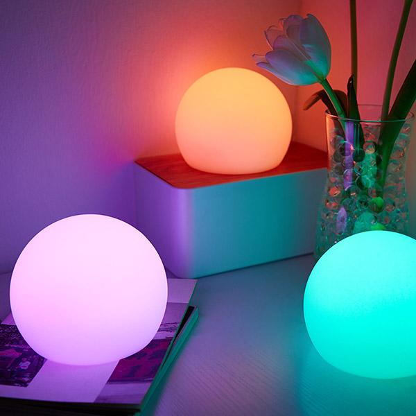 Esfera LED Colorida Impermeável
