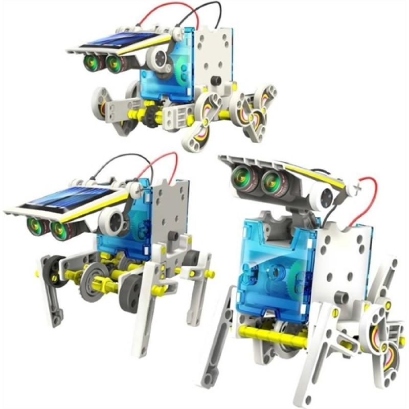 Solar Robot 2022-  13 em 1 - Adultos e Crianças