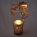 Suporte Para Velas Com Carrossel Giratório