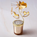 Suporte Para Velas Com Carrossel Giratório