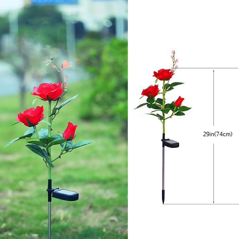 Rosa Eterna com LED Solar