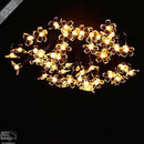 Flores Pisca-Pisca com Painel Solar (Branco Quente)