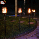 Lâmpada de Tocha de Chama Movida a Energia Solar