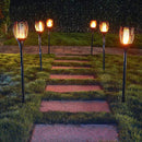 Lâmpada de Tocha de Chama Movida a Energia Solar