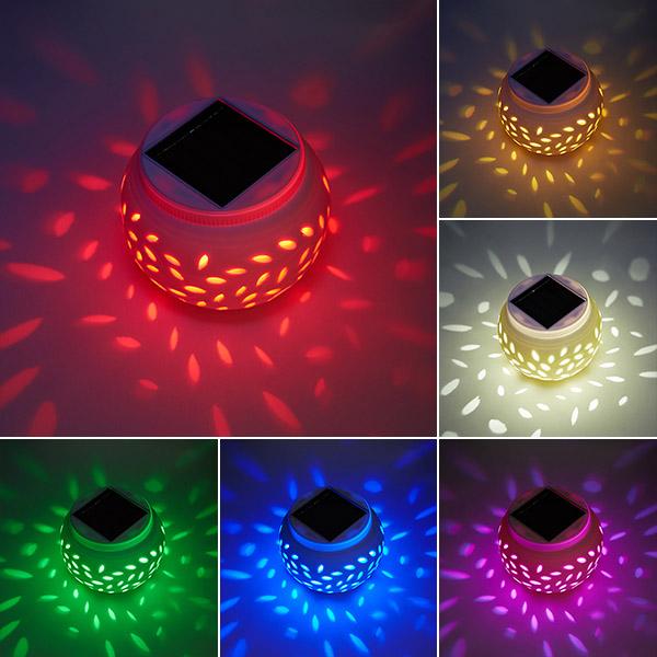 Lâmpada LED de Cerâmica com Energia Solar