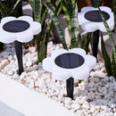 Flor de Gramado com LED de Carga Solar