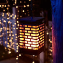 Lâmpada de Chama Retrô LED à Energia Solar