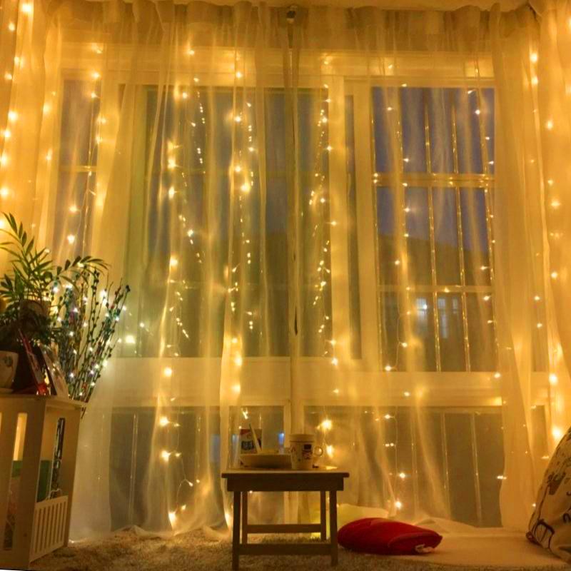 Luzes de cachoeira LED alimentadas por USB